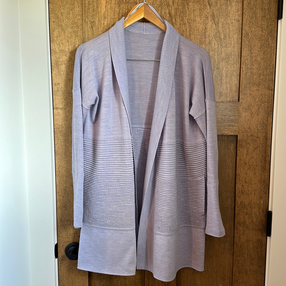 Lululemon Wrap Sweater.